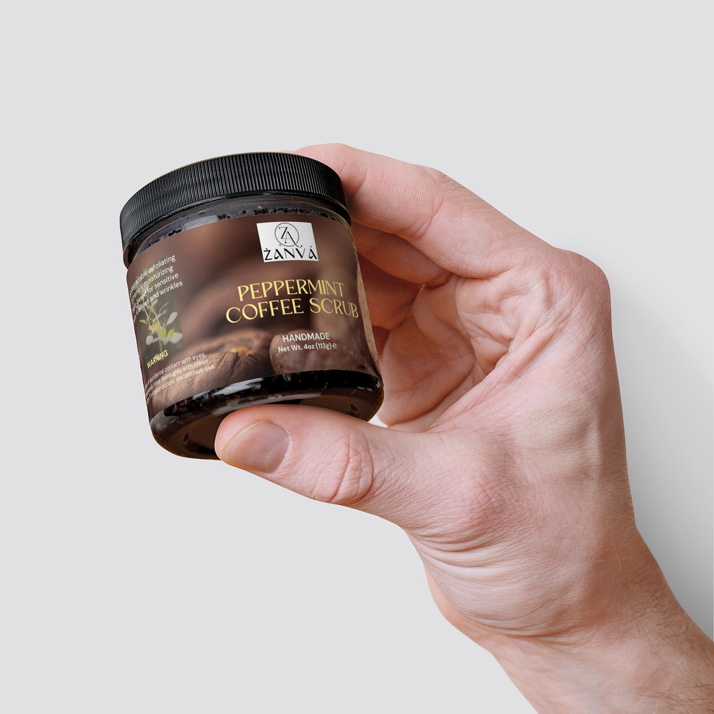 Peppermint Coffee Scrub