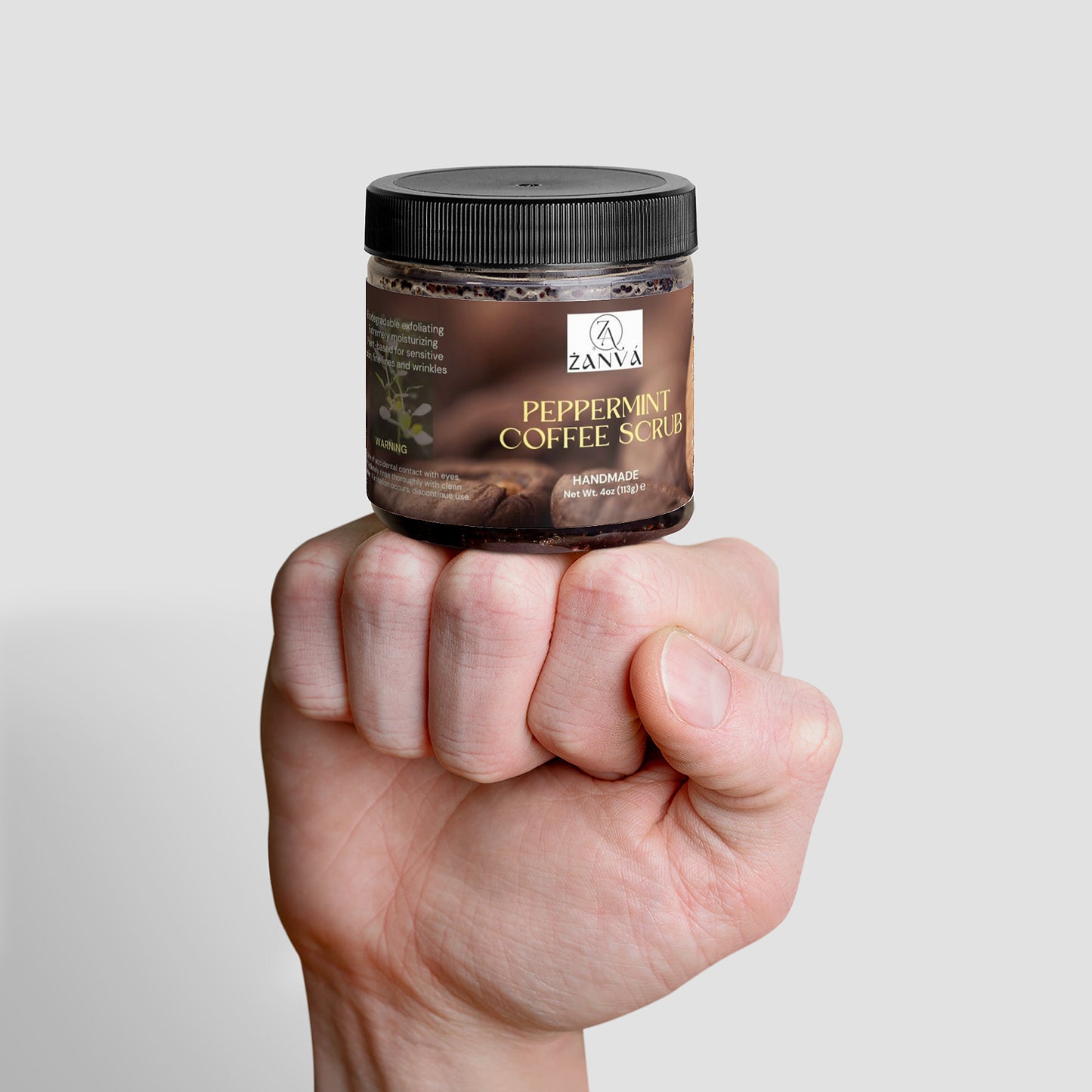 Peppermint Coffee Scrub