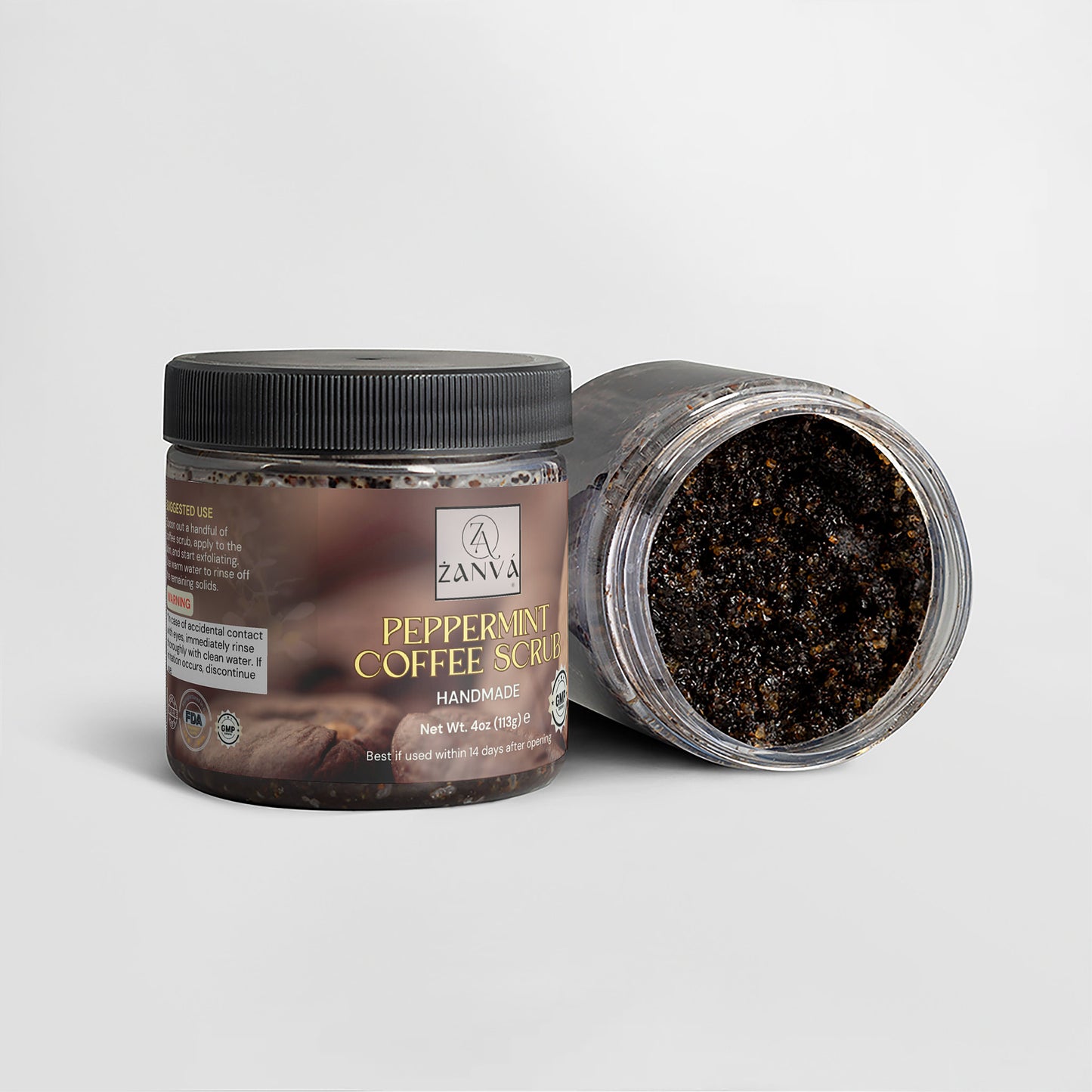 Peppermint Coffee Scrub
