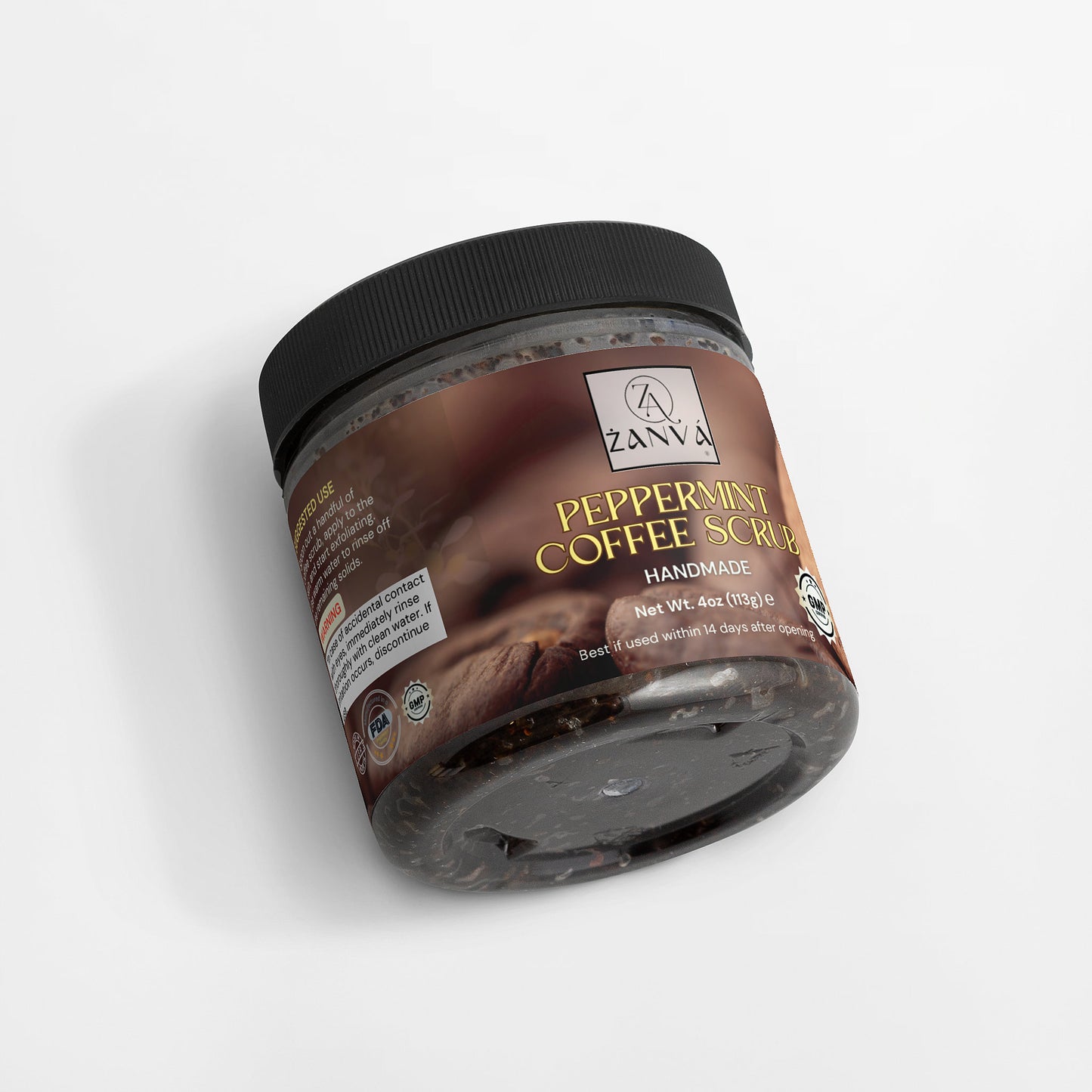Peppermint Coffee Scrub