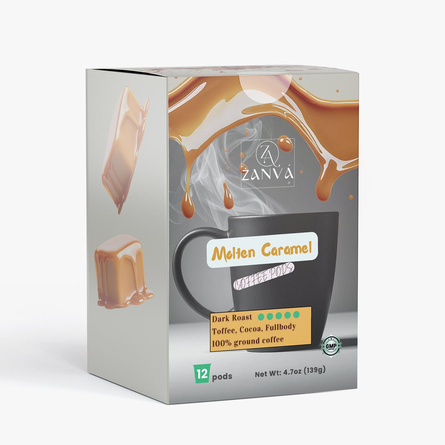 Molten Caramel Coffee Pods (Dark Roast)