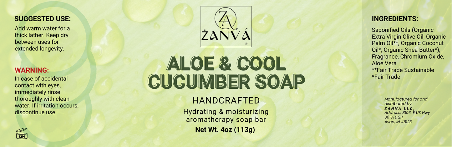 Aloe & Cool Cucumber Soap