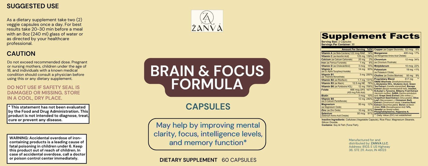 Brain & Focus Formula