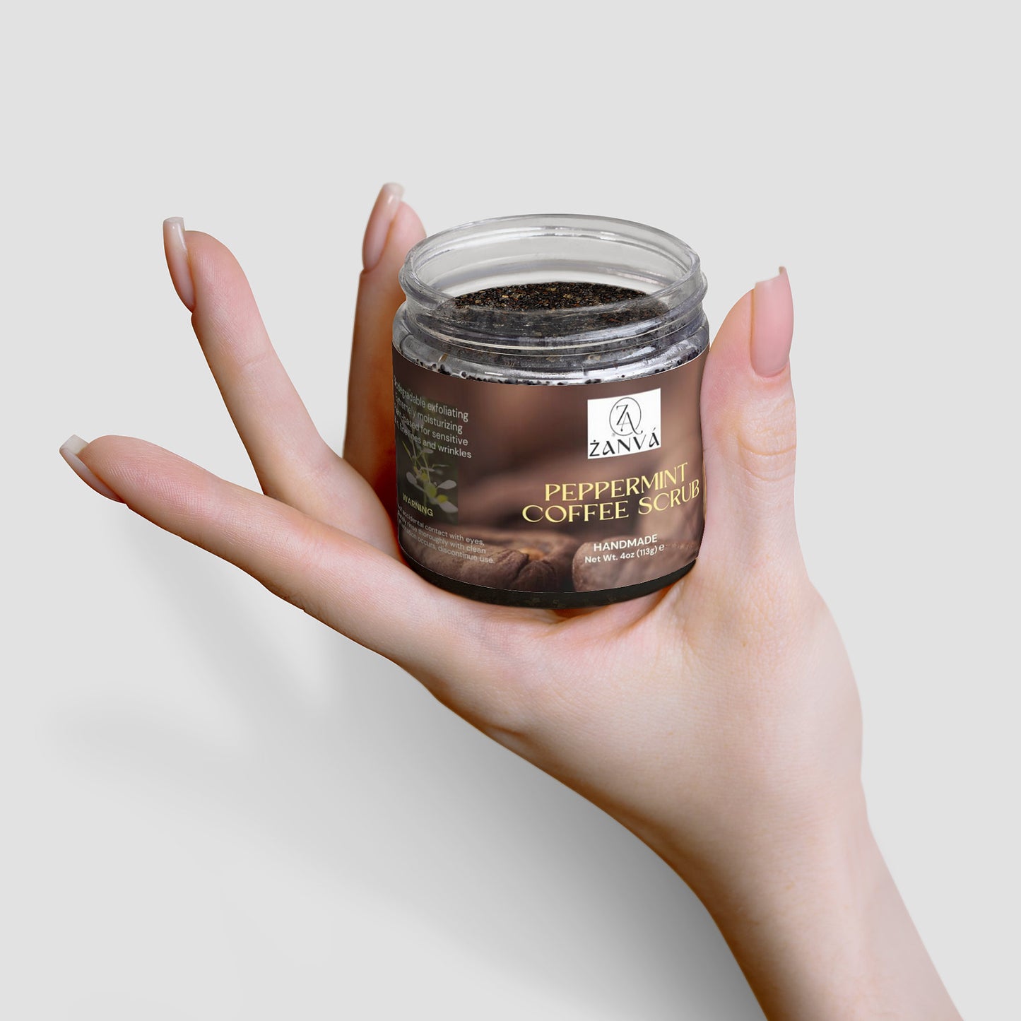 Peppermint Coffee Scrub