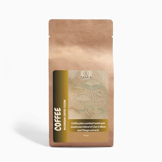 Mushroom Coffee Fusion - Lion’s Mane & Chaga 4oz