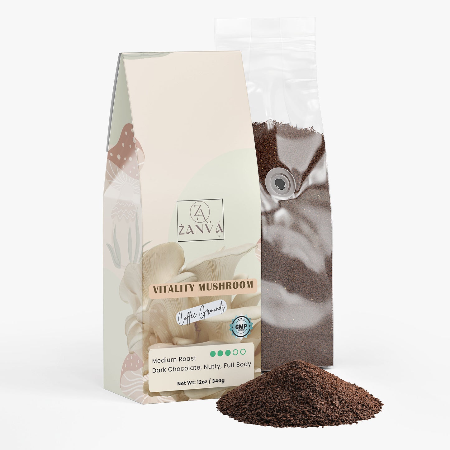 Vitality Mushroom Coffee (Medium Roast)