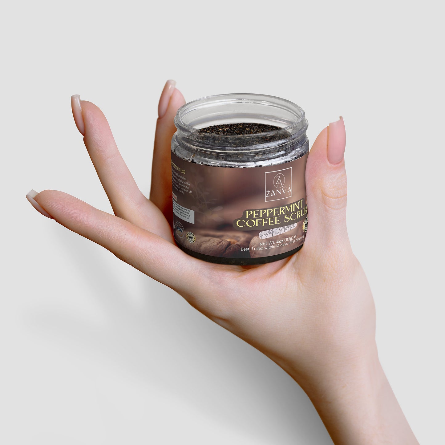 Peppermint Coffee Scrub