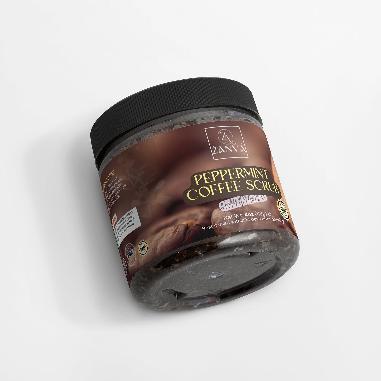 Peppermint Coffee Scrub