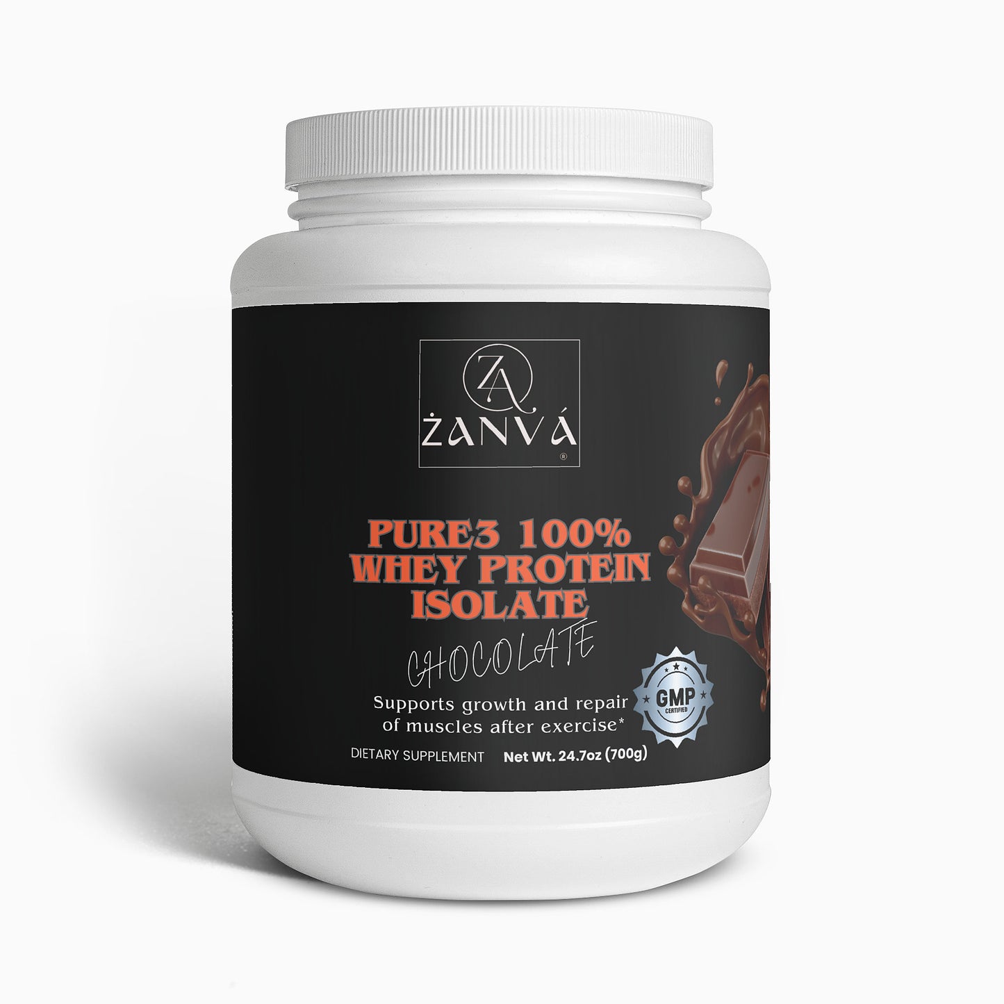 Pure3 100% Whey Protein Isolate (Chocolate)