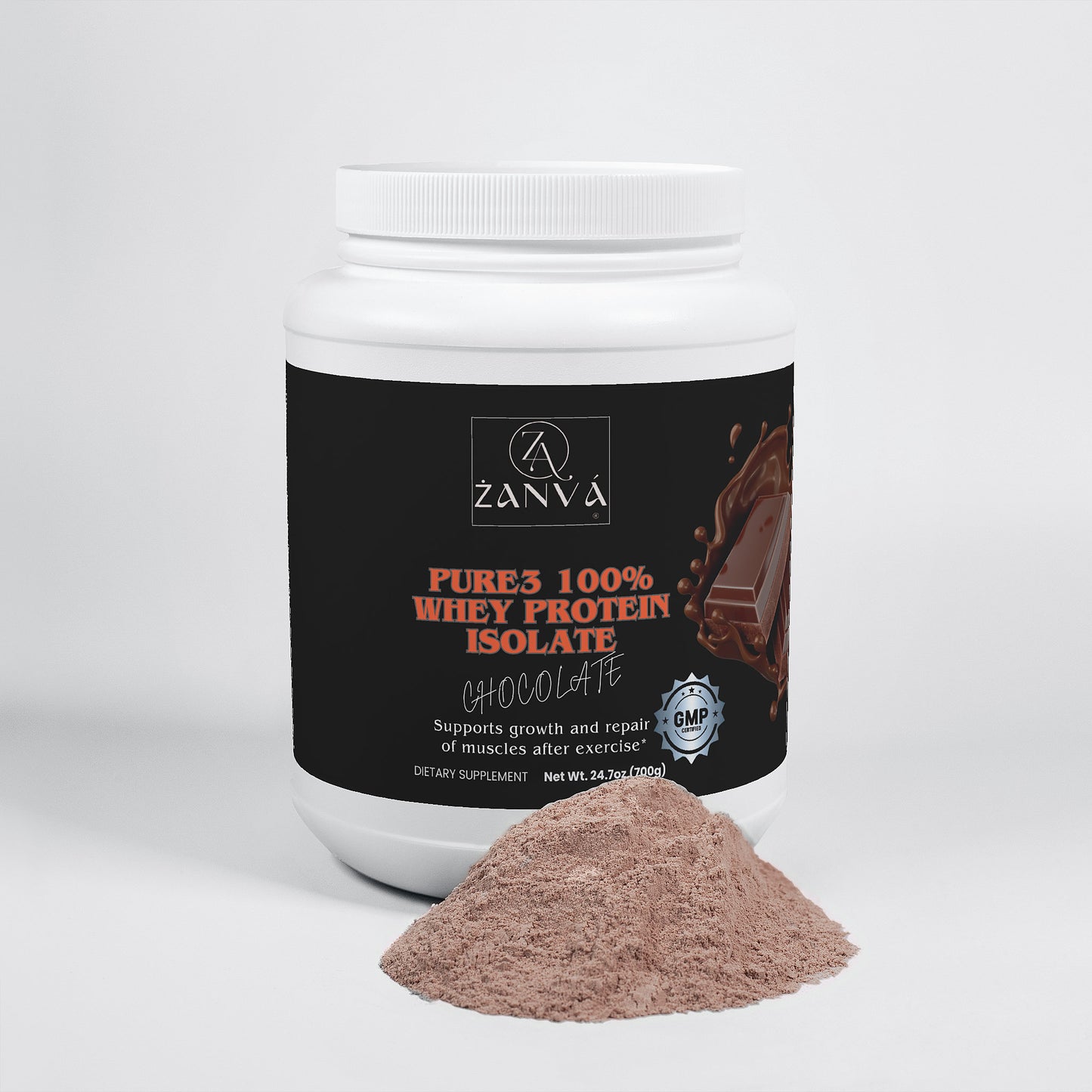Pure3 100% Whey Protein Isolate (Chocolate)