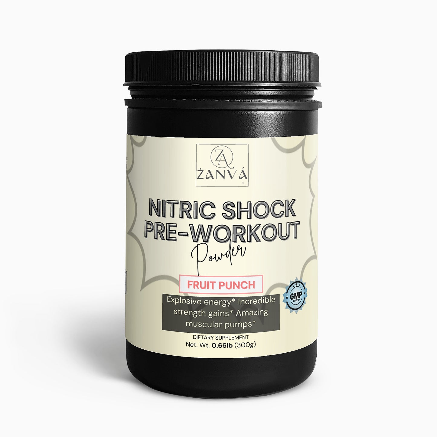 Nitric Shock Pre-Workout Powder (Fruit Punch)