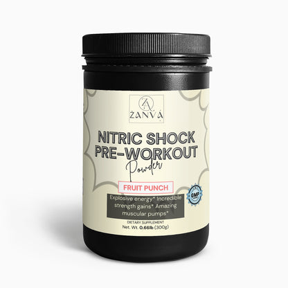 Nitric Shock Pre-Workout Powder (Fruit Punch)