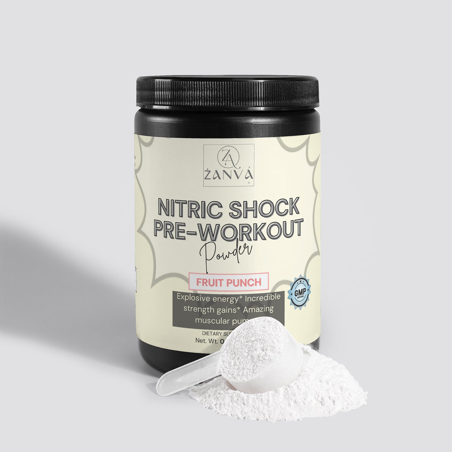 Nitric Shock Pre-Workout Powder (Fruit Punch)