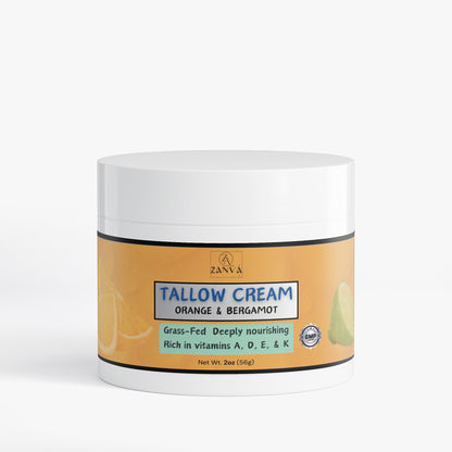 Tallow Cream Orange & Bergamot