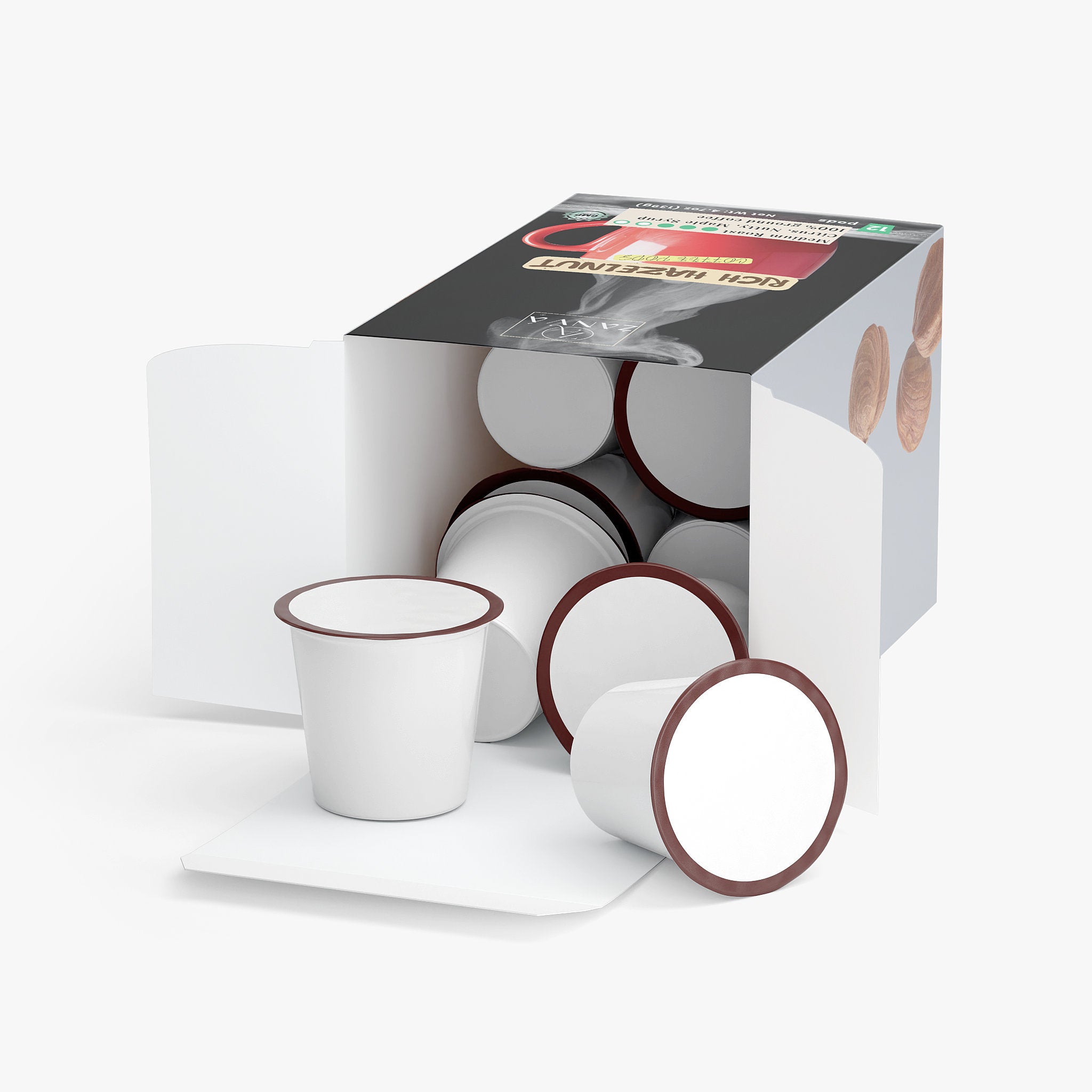 Rich Hazelnut Coffee Pods (Medium Roast) – ZANVA shop