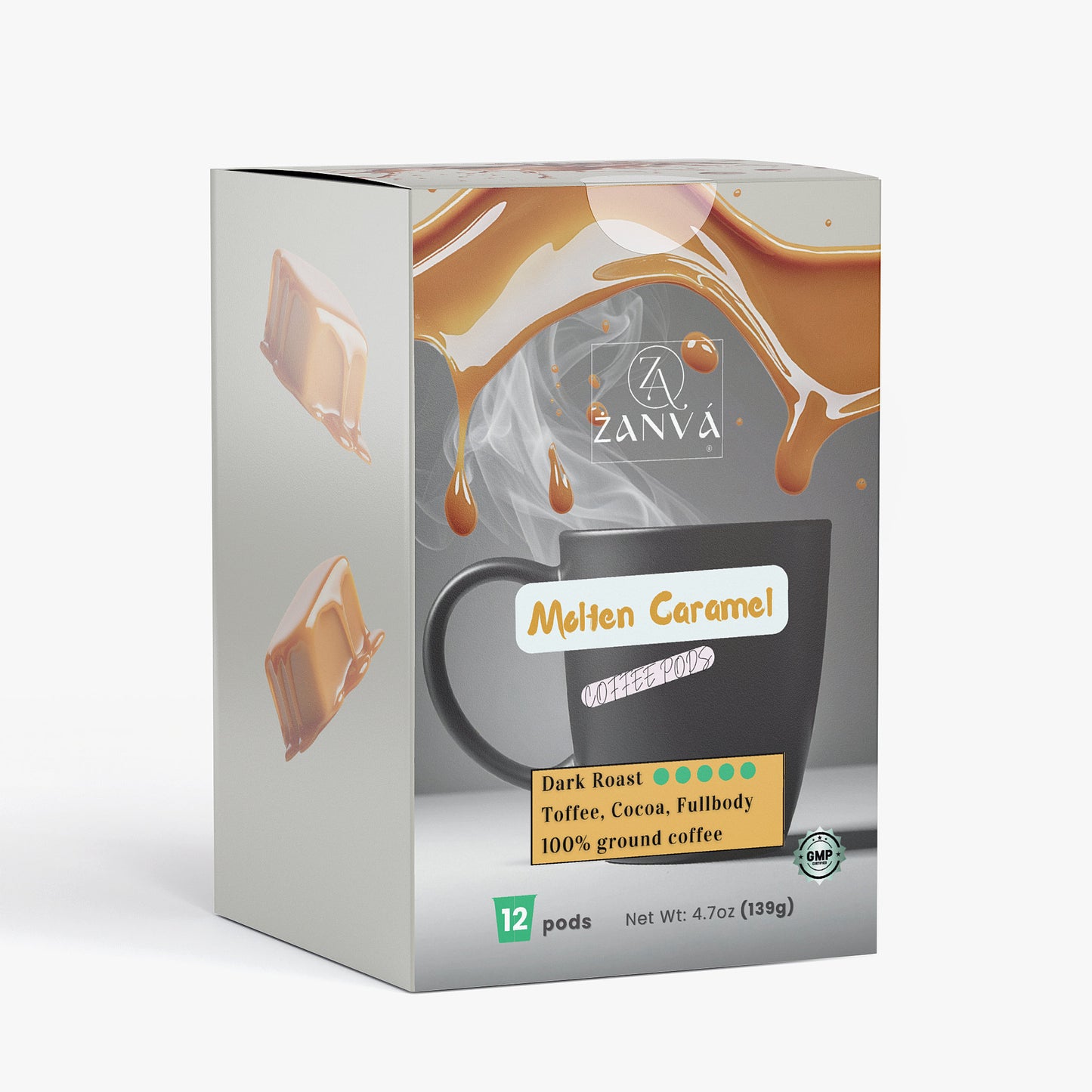 Molten Caramel Coffee Pods (Dark Roast)