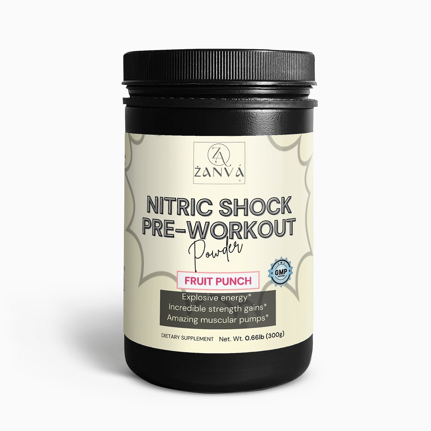 Nitric Shock Pre-Workout Powder (Fruit Punch)
