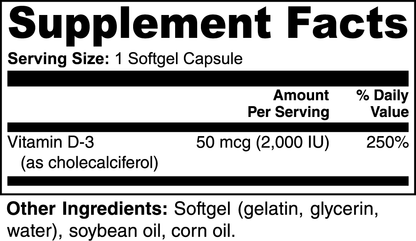 Vitamin D3 2000 IU